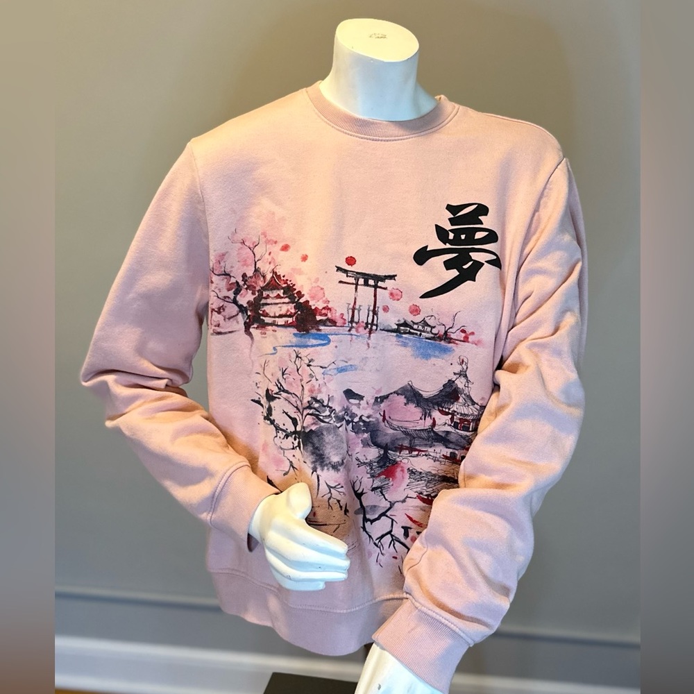 Blind Rooster Pink Sweatshirt - size M